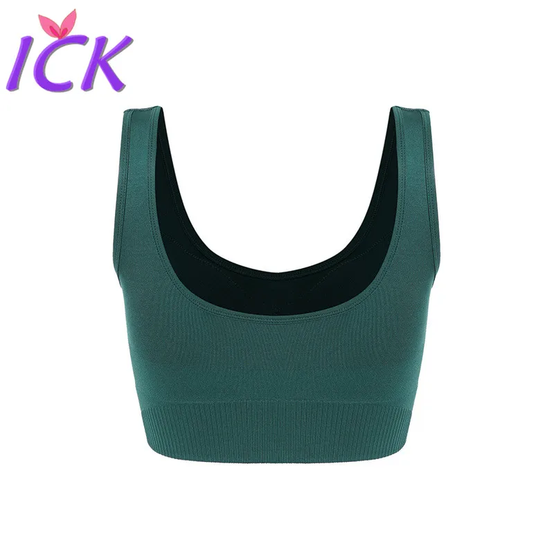 

2020 New Web Celebrity Fully Wrapped Anti-slip Fitness Bra Deep U Beauty Back Shock-proof Gathered Sport Vestlingerie lingerie