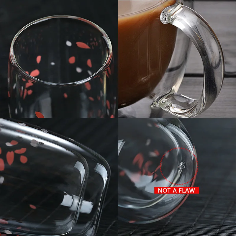 25 450 стакан с двойными стенками мл термостойкая стеклянная чашка стеклянный