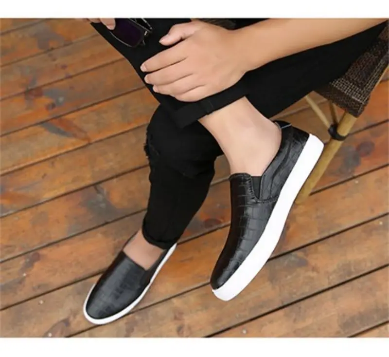

2021 New Men's Daily Pu Solid Color Pattern Flat Bottomed Round Head One Pedal Comfortable Casual Shoes Simple Hot Sale KA508