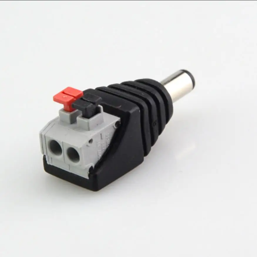 Штекерный разъем питания постоянного тока Foxanon установка без инструментов.