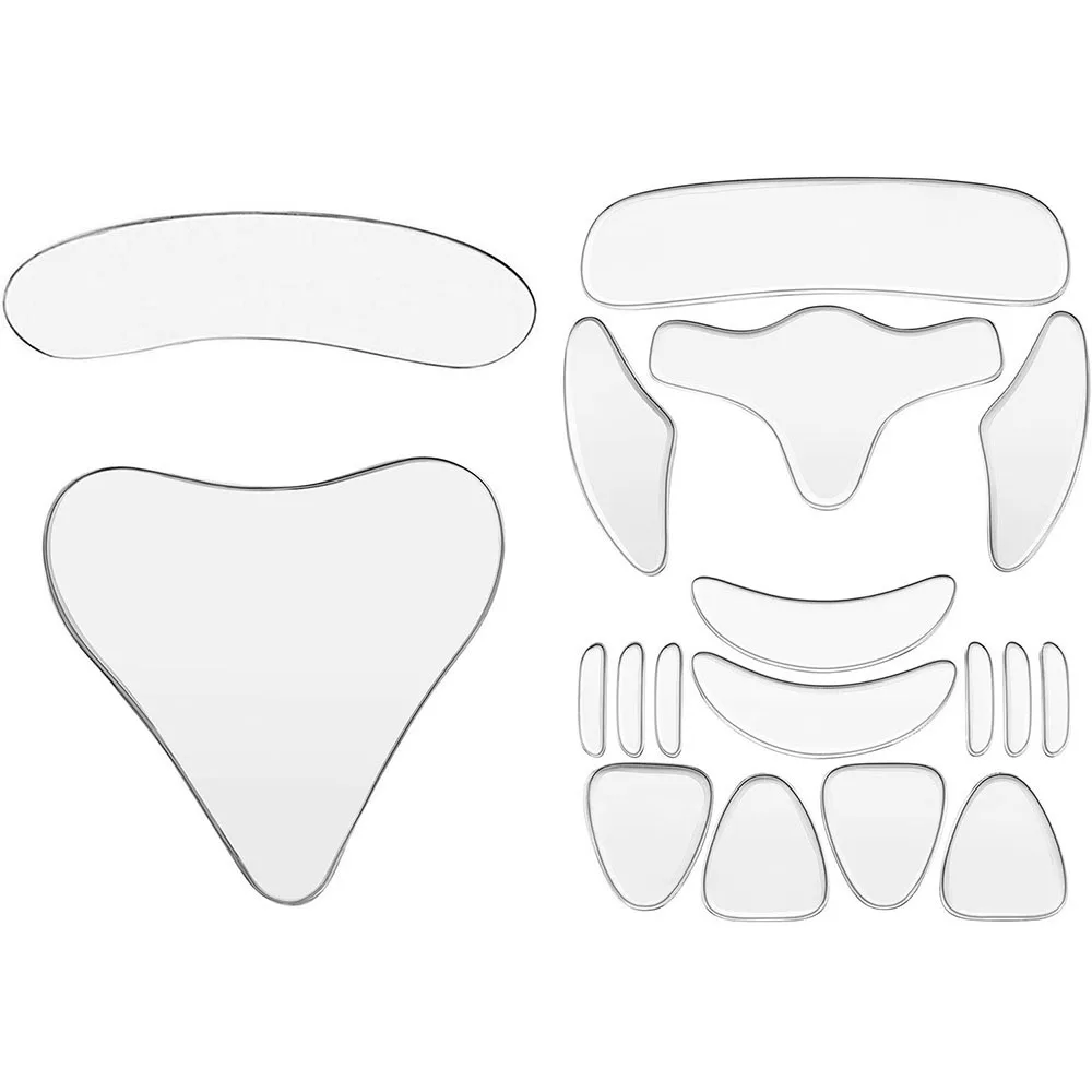 

16Pcs Reusable Silicone Anti-wrinkle Face Forehead Cheek Chin Sticker Face Eye Patches Wrinkle Removal Face Lifting Beauty Tools