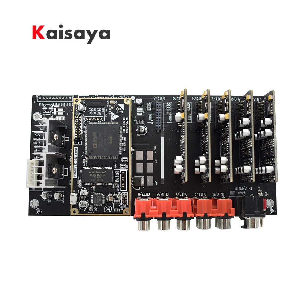 ADSP21489 макетная плата DSP разделитель ADC PCM1804 вход + DAC PCM1798 выход 4 в 6/8 внешний