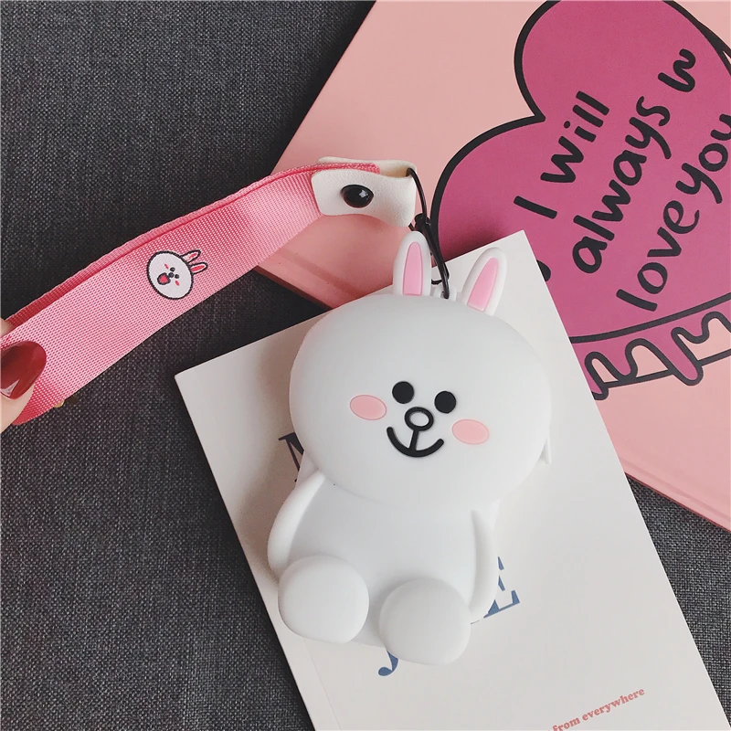 Q UNCEL модные милые детские куртки с кроликом из мультфильма, дизайнерский кошелек для монеток молния силиконовый кошелек маленький ключ-карта, бумажник, сумочка, сумки для девочек, подарок для детей
