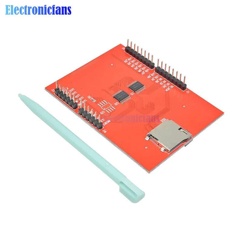 2,4 дюймов TFT ЖК-дисплей Сенсорный экран щит для Arduino UNO R3 Mega2560 ЖК-дисплей модуль 18-bit 262000 разных оттенков Дисплей плата Модуль гибкий кабель
