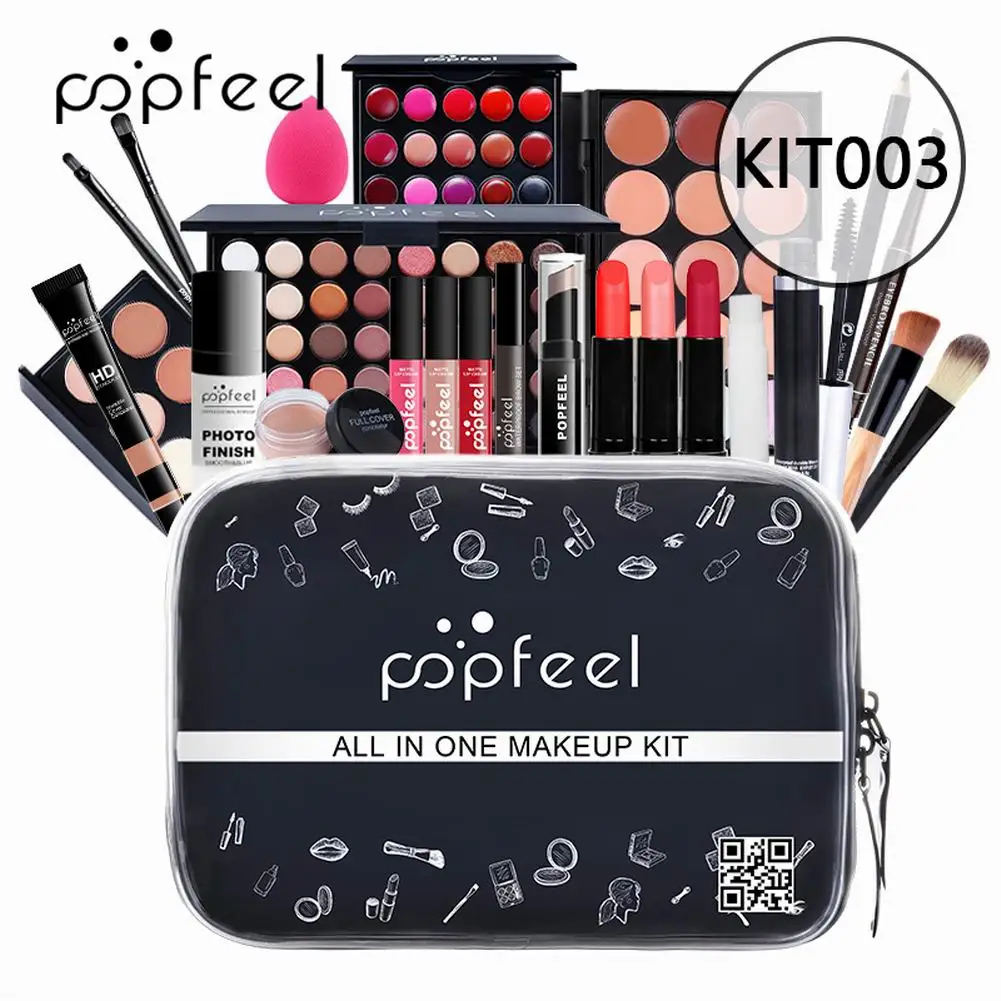 

24PCS Makeup Set Includes Lip Gloss Lipstick Concealer Pressed Powder Eyeshadow Palette Makeup Kit Gift for Women
