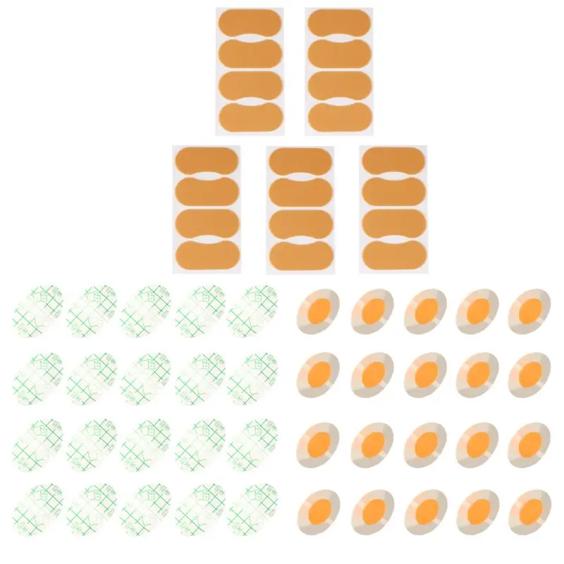 20 шт./упак. клейкие Нескользящие наклейки для ног водонепроницаемые на высоком