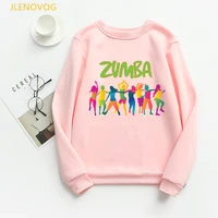 family zumba pink hoodies women unisex clothes fitness sweatshirt women autumn winter casual sudadera mujer streetwear wholesale