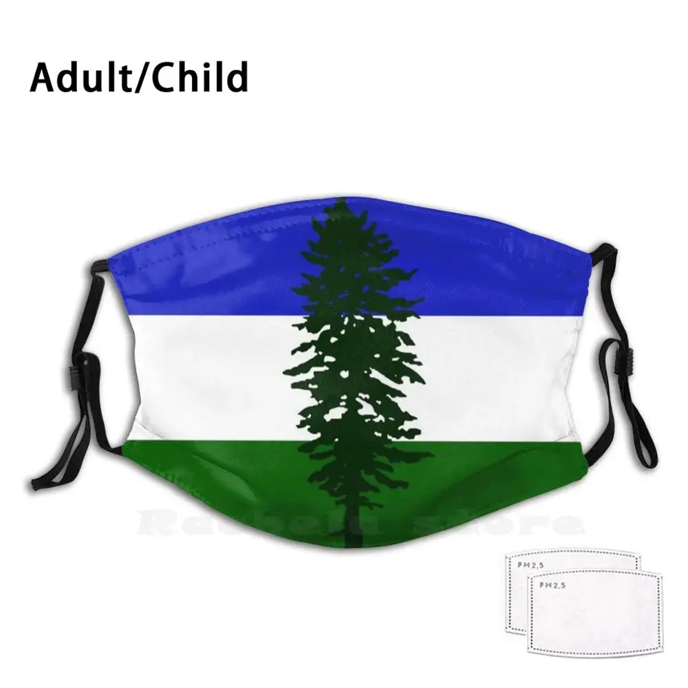Флаг Дага для взрослых и детей противопылевая маска с фильтром сделай сам