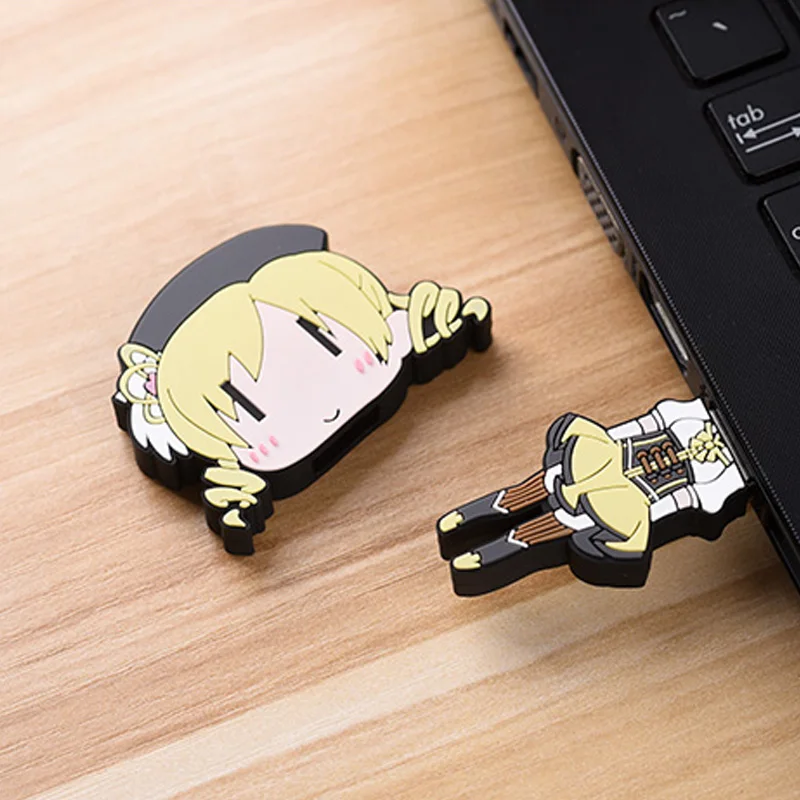 USB-флеш-накопитель для косплея аниме Puella Magi Madoka Magica Tomoe Mami | Тематическая одежда и