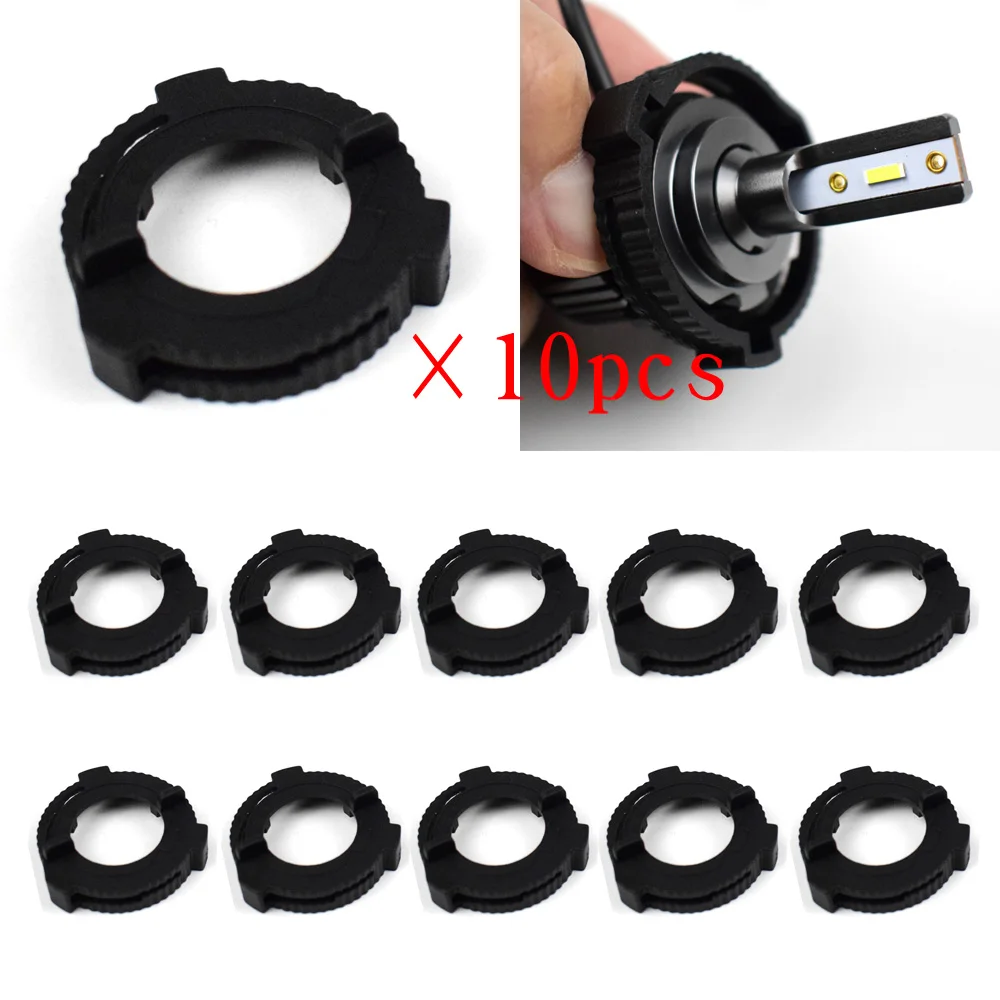 

Free Shipping 10Pcs Led Adapter H7 For New Ford Focus Fiesta Black Holder Socket Base Car Headlight Bulb Retainer D129 Dyoung