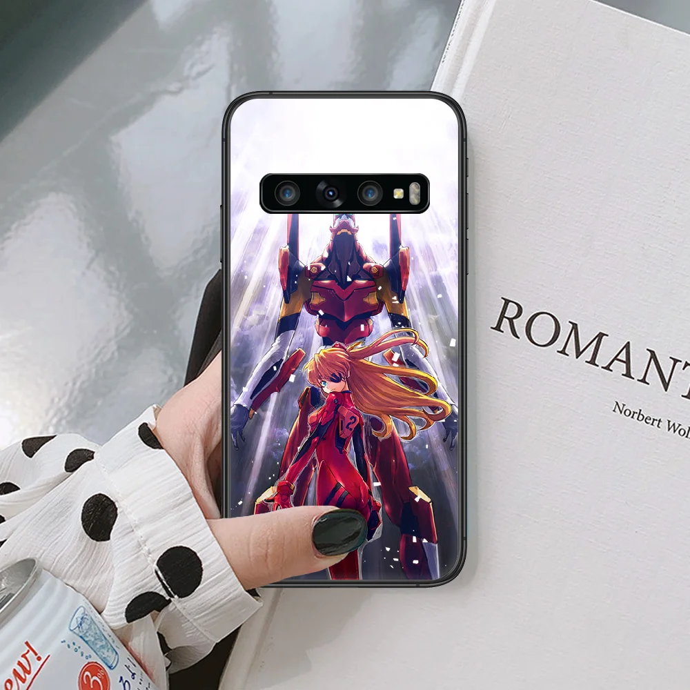 

EVA Ayanami Rei Soryu anime Phone case For Samsung Galaxy Note S 8 9 10 20 Plus E Lite Ultra black black cover trend prime