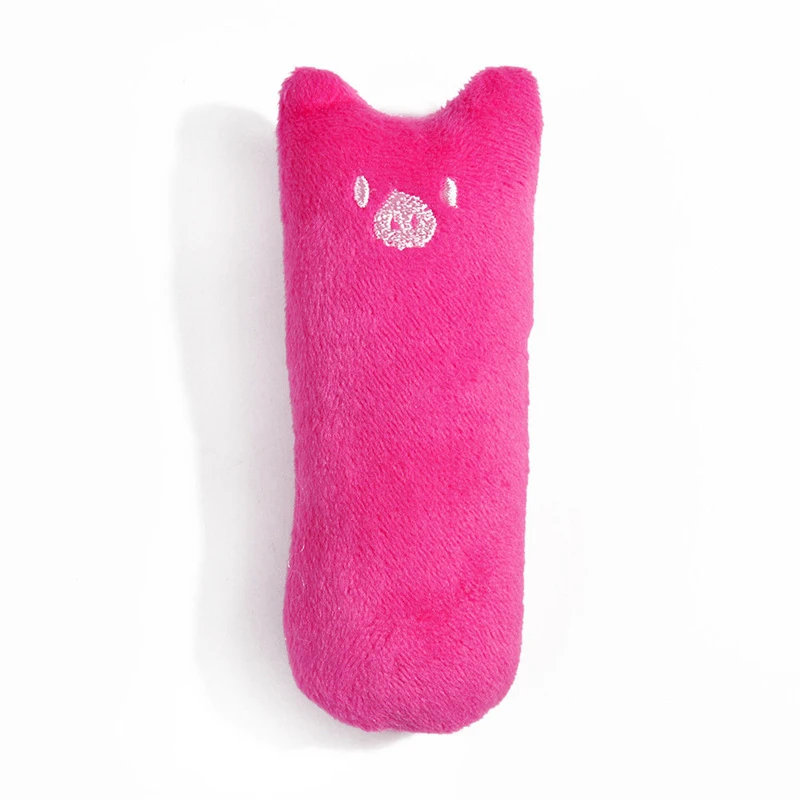 

Teeth Grinding Catnip Toys Funny Interactive Plush Cat Toy Pet Kitten Chewing Vocal Toy Claws Thumb Bite Cat mint For Cats hot