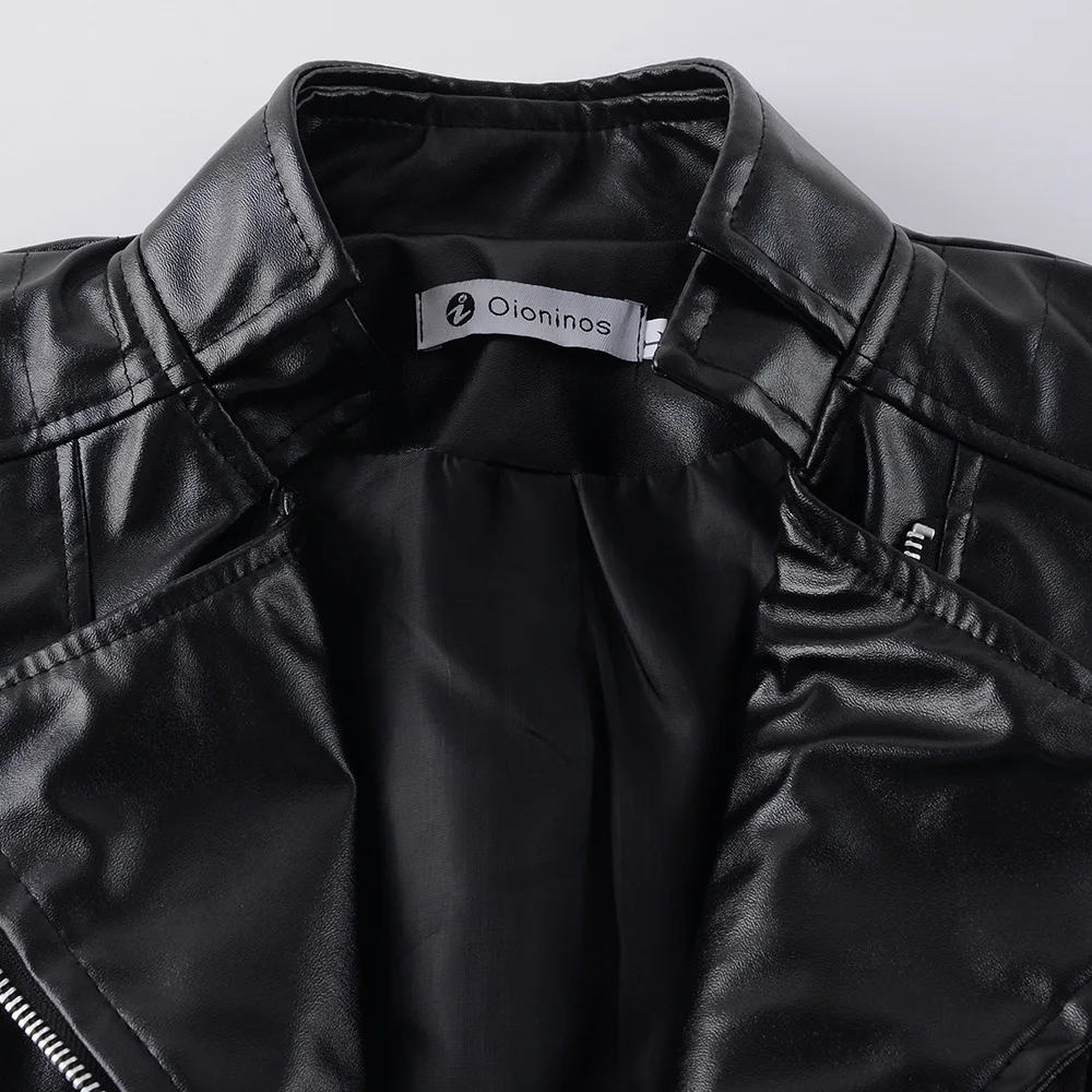 

2020 Spring Fashion Women Smooth Motorcycle Faux Leather Jackets Ladies Long Sleeve Autumn Winter Office Streetwear Black Coat