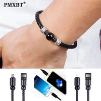 bracelet micro usbtype c cable for iphone 12 samsung xiaomi wristband portable power bank microusb type c mobile phone usb cord