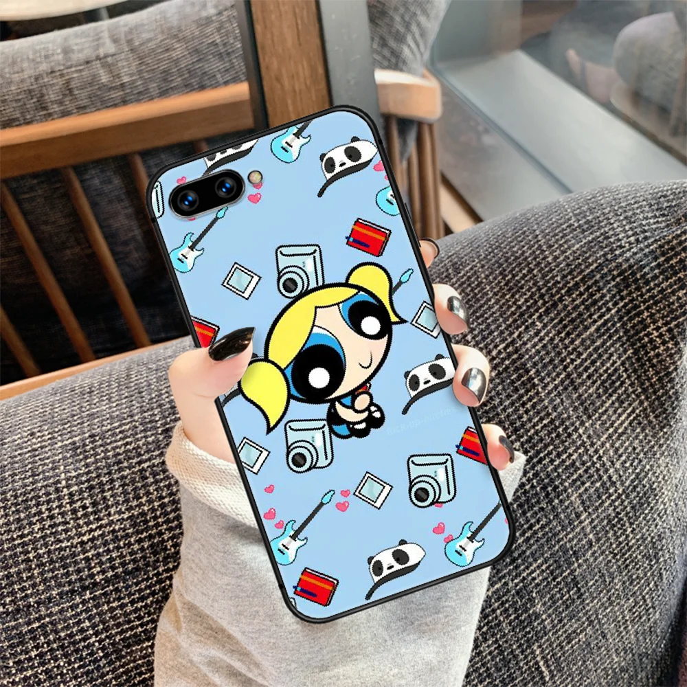 

Cute Powerpuff Cartoon Girls Phone Case Cover Hull For HUAWEI honor 7a 8 8s 8a 8x 9 9x 10 20 i Lite Pro black Waterproof 3D