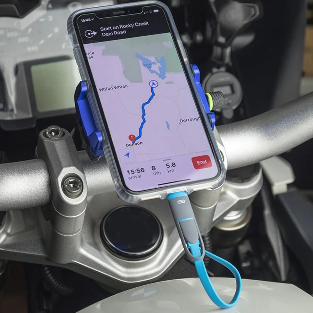 Велосипедные держатели для телефонов быстрая зарядка через USB вращение на 360 °