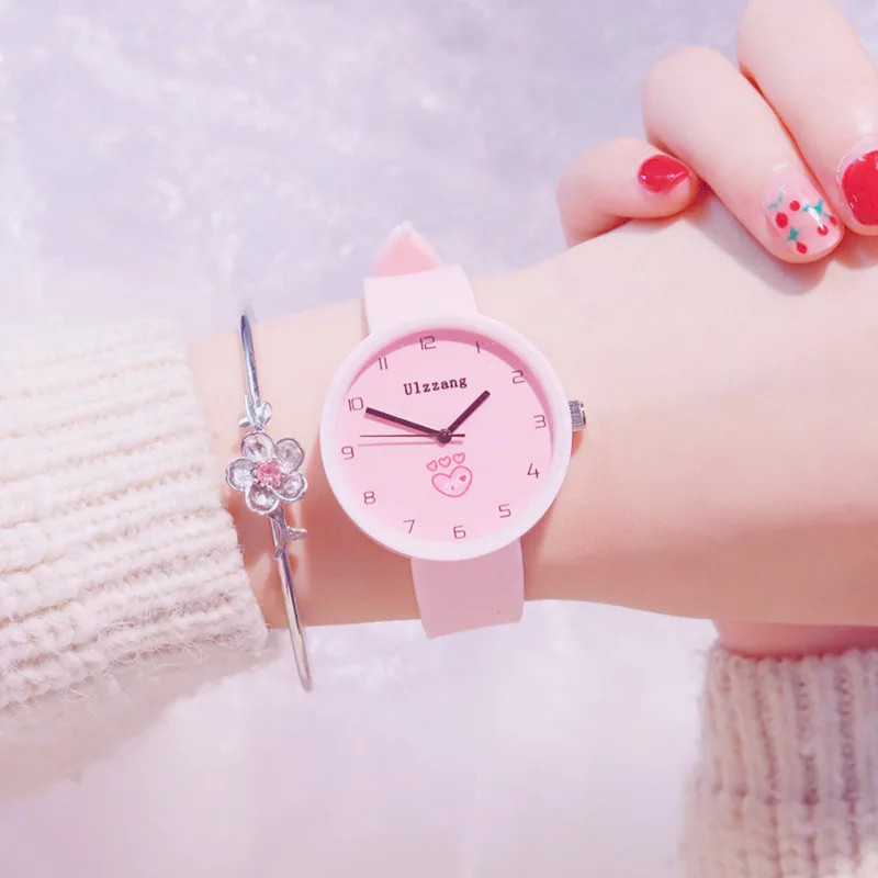 Милые детские часы милый минимализм креативный мультипликационный циферблат