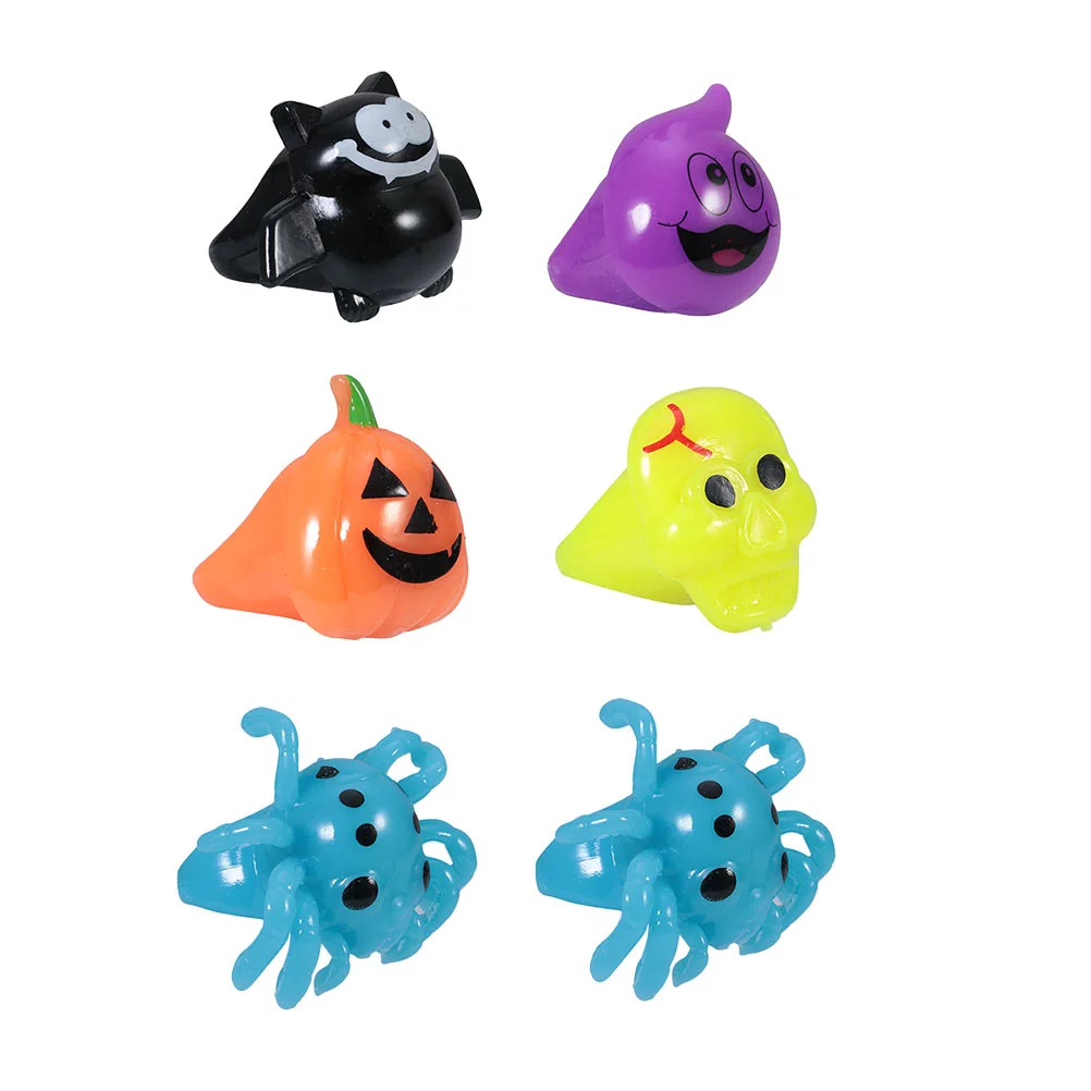 

Стильное светящееся кольцо для вечевечерние, яркий подарок, 6 шт.