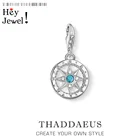 Подвеска в форме, компас, 2019 бренда Европы Стиль ювелирные изделия для мужчин и женщин, путешественниками, модный подарок 925 стерлингового серебра браслет шарма