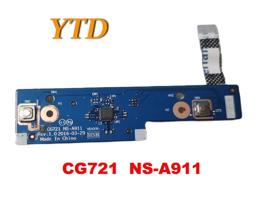 

Original for Lenovo 110-17ACL 110-17IKB Power Switch Button Board CG721 NS-A911 tested good free shipping