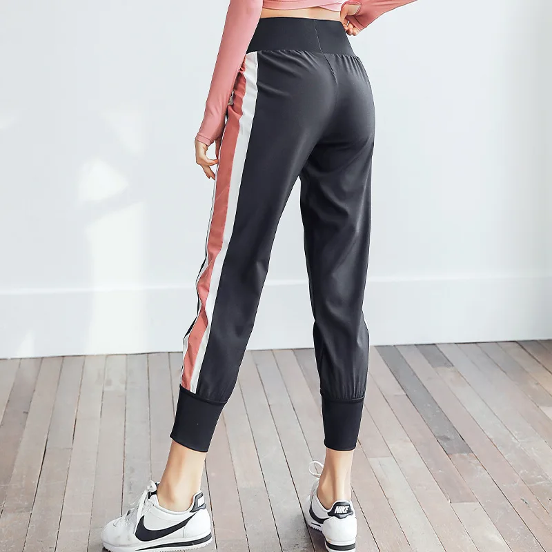 Штаны для йоги спортивные Капри бега свободные штаны фитнеса и отдыха
