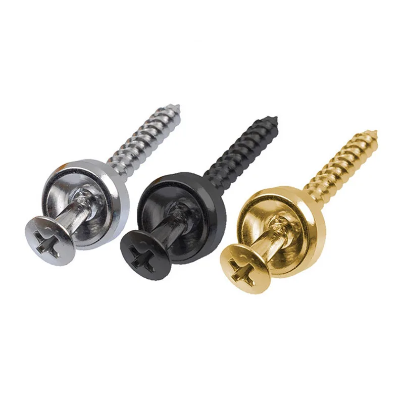 

4pcs Guitar Neck Joint Plate Screw Bushings Ferrules for Neck Mounting with Screws Black Chrome Gold Guitar Accessories