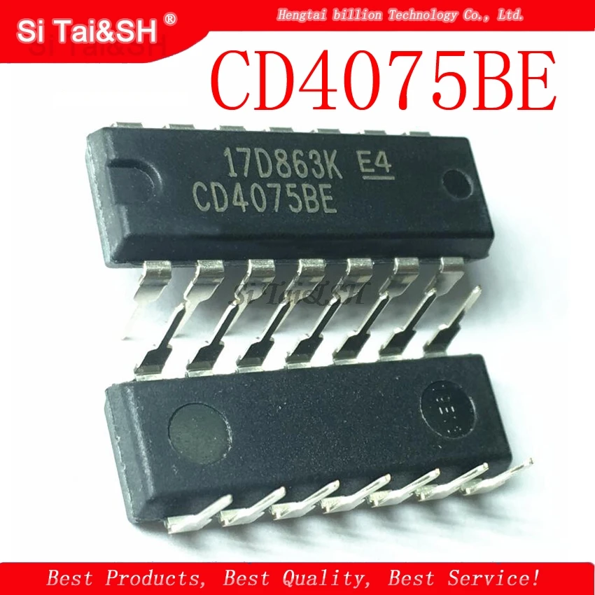 5 шт./лот CMOS 3 3-вход или шлюз CD4075 CD4075BE HCC4075B HCF4075B оригинальный продукт | Электронные