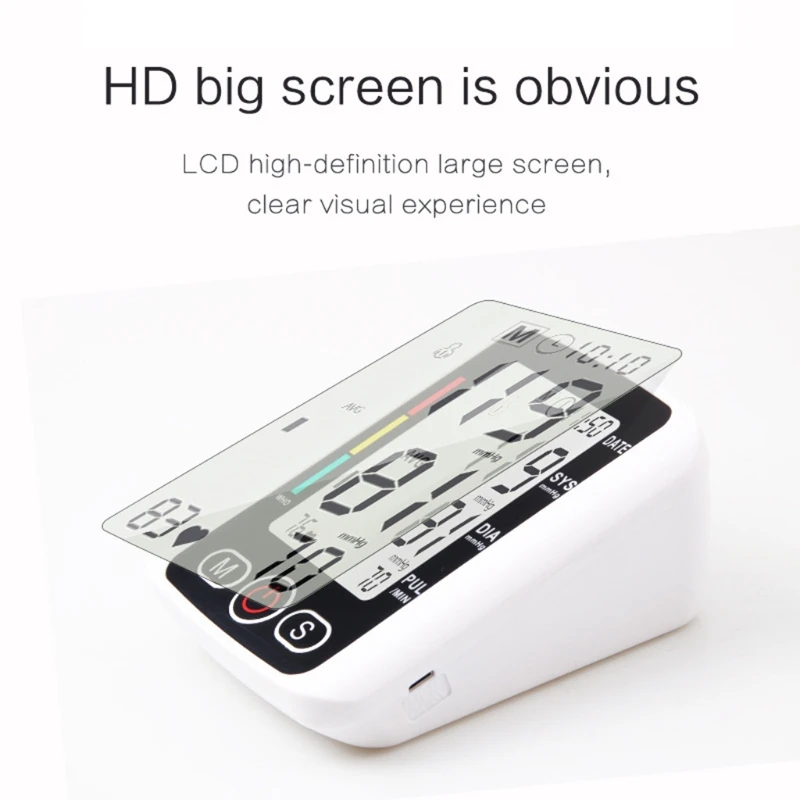 

Arm Electronic Digital Sphygmomanometer Voice Broadcast Blood Pressure Monitor