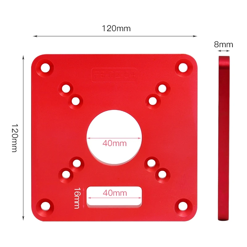 Универсальная вставная пластина для фрезерного станка флип-панель из