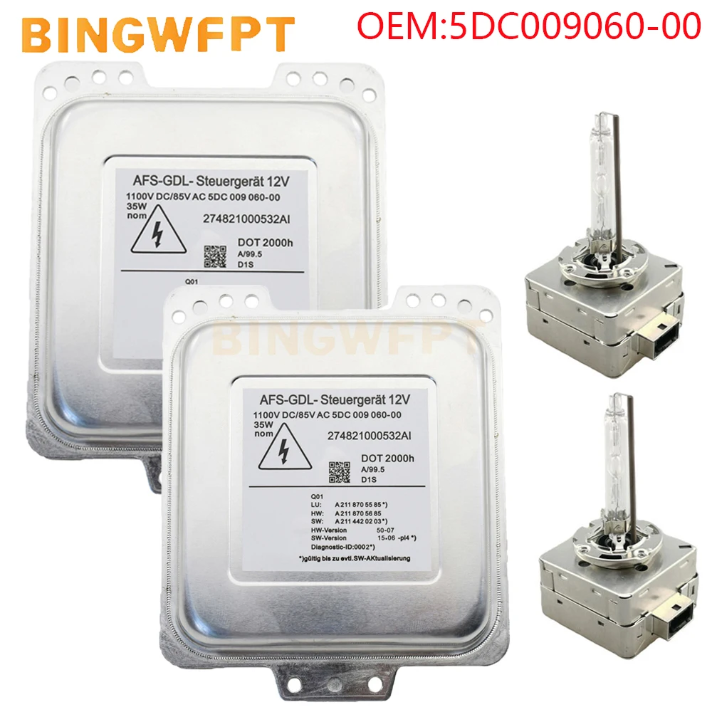 

New D1S Xenon HID Headlight Ballast For OEM AFS-GDL 5DC009060-00 A2118709026 A2118705585