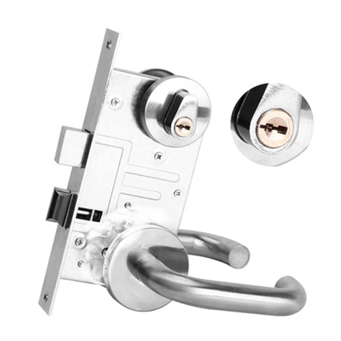 Большой прочный дверной замок из нержавеющей стали медный цилиндр передняя и