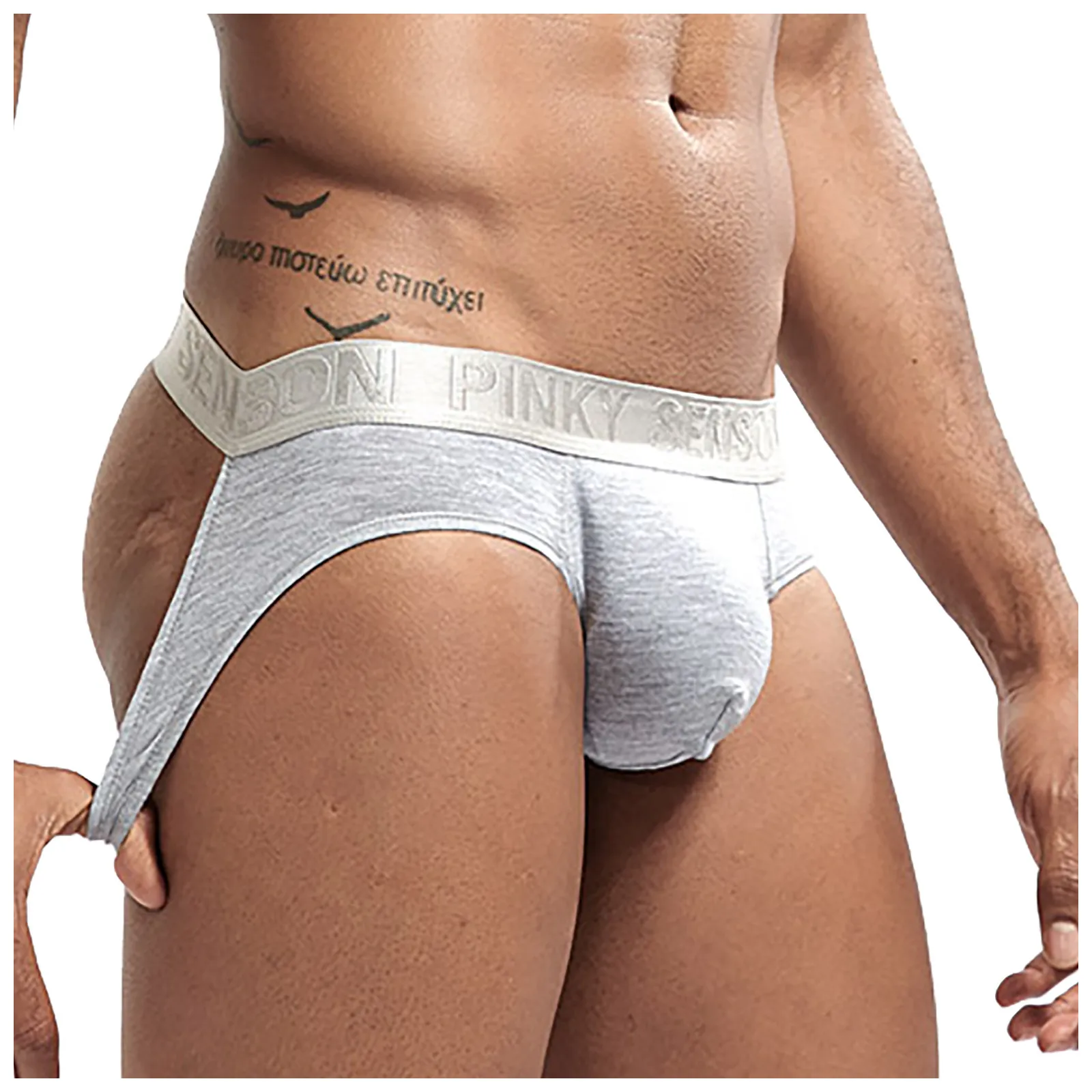 

Sexy Gay Men Underwear Jockstrap Briefs Cueca Male Panties G String Thongs Men G-strings Gay Penis Pouch Men Underpants Homme