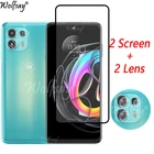 Закаленное стекло для Motorola Edge 20 Lite, Защита экрана для Moto Edge 20 Lite, стекло для камеры Motorola Edge 20 20 Lite, стекло