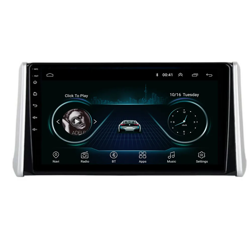 

Лучший 4G LTE Android 10 подходит для TOYOTA RAV4 2019 2020 2021-мультимедийный стерео автомобильный DVD-плеер навигация GPS радио камера 3G wifi