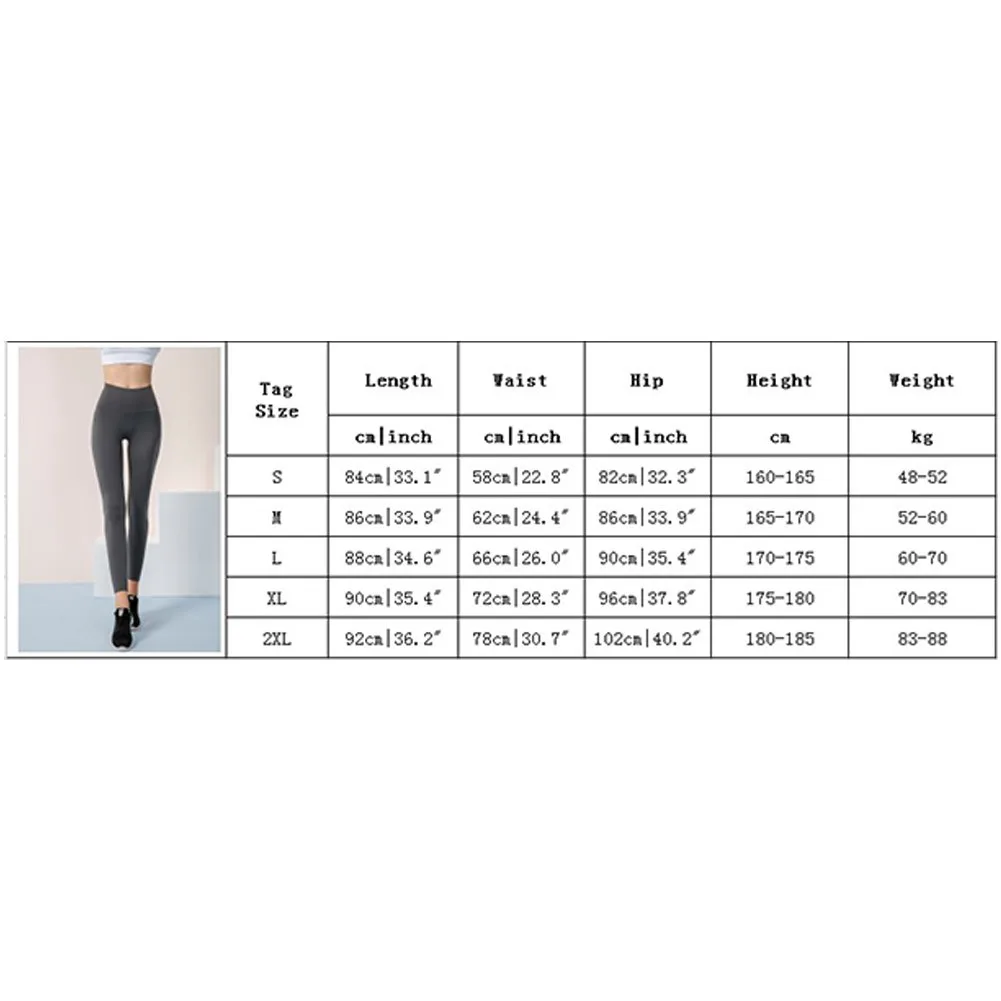 

Women's Sports Fitness Nude Yoga Pants No Embarrassment Line Tight Stretch Running Sports High Waist Hip Lifting Fitness Pants