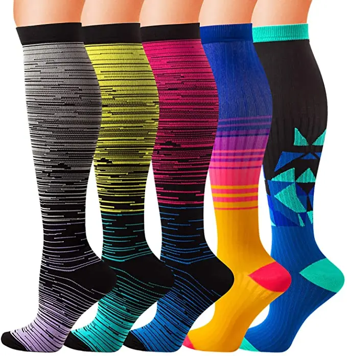 

Antifatigue Unisex Compression Socks Medical Varicose Veins Cycling Hiking Running Climbing Anti-swelling Flight Travel Socks