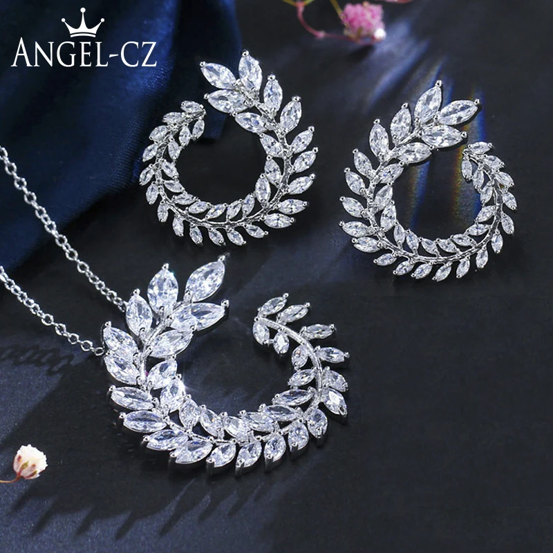 ANGELCZ мода CC брендовые ювелирные изделия маркиза кубический цирконий кристалл