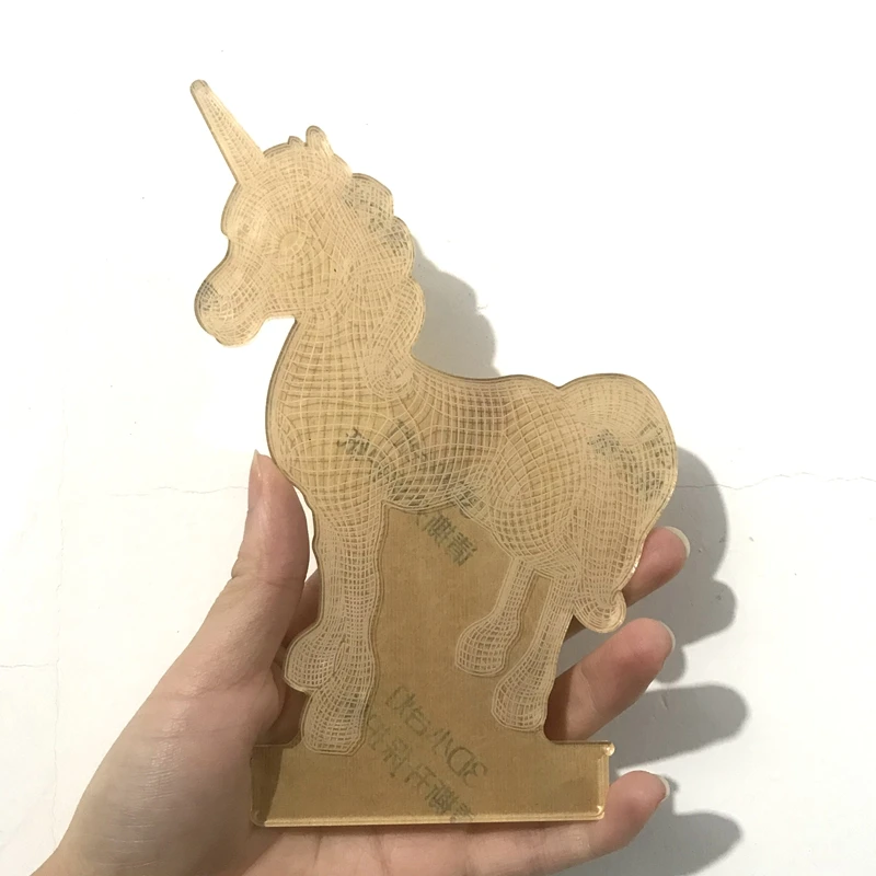 3D мульти дизайнерский акриловый Ночной светильник настольная панель украшение