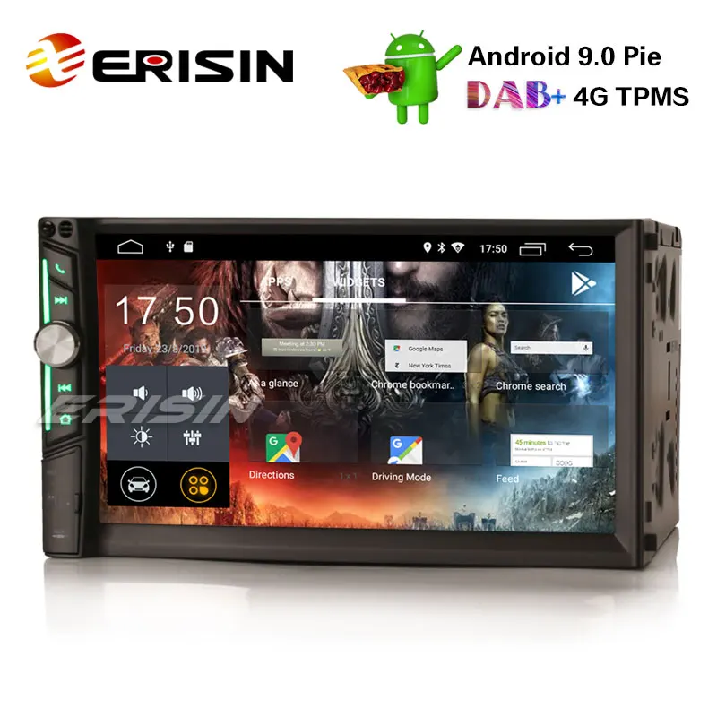 Erisin ES2641U 7 "Авторадио Android 9 0 DAB + SWC Bluetooth WiFi DVB T2 OBD RDS Navi 4G|Автомагнитолы| |