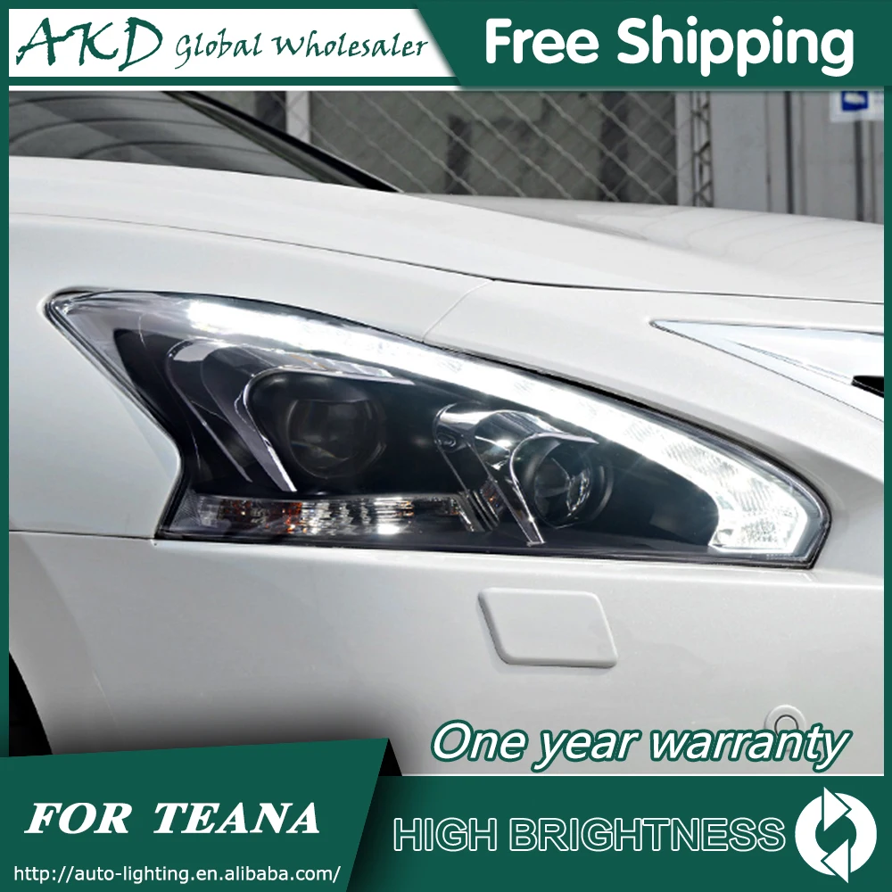 АКД Автомобиль Стайлинг для Nissan Teana фары 2013-2017 Новый Altima светодиодный DRL Bi Xenon