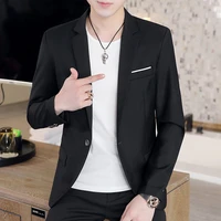 ins spring autumn mens slim formal business suit blazers 12 button long sleeve tops jacket men casual suit party coat clothing