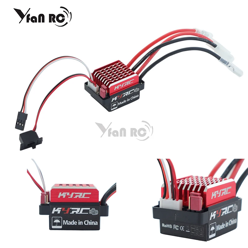 6-12V 180/320A ESC proof desc water brushed motor speed controller for axial SCX10  TRX4 TRX-6 RC ship and boat RC car