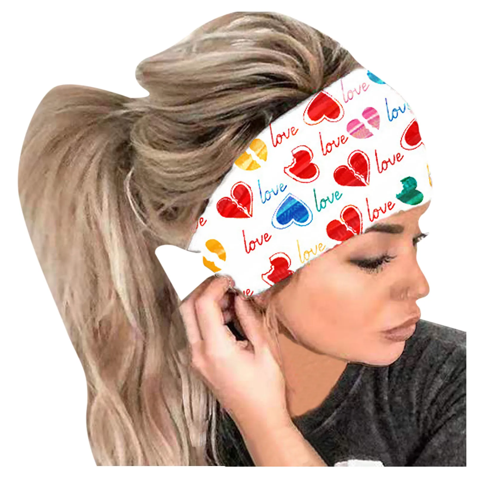 

Headbands For Women Print Headband Elastic Head Wrap Hair Band Bandana Headband Diadema Mujer Повязка На Голову