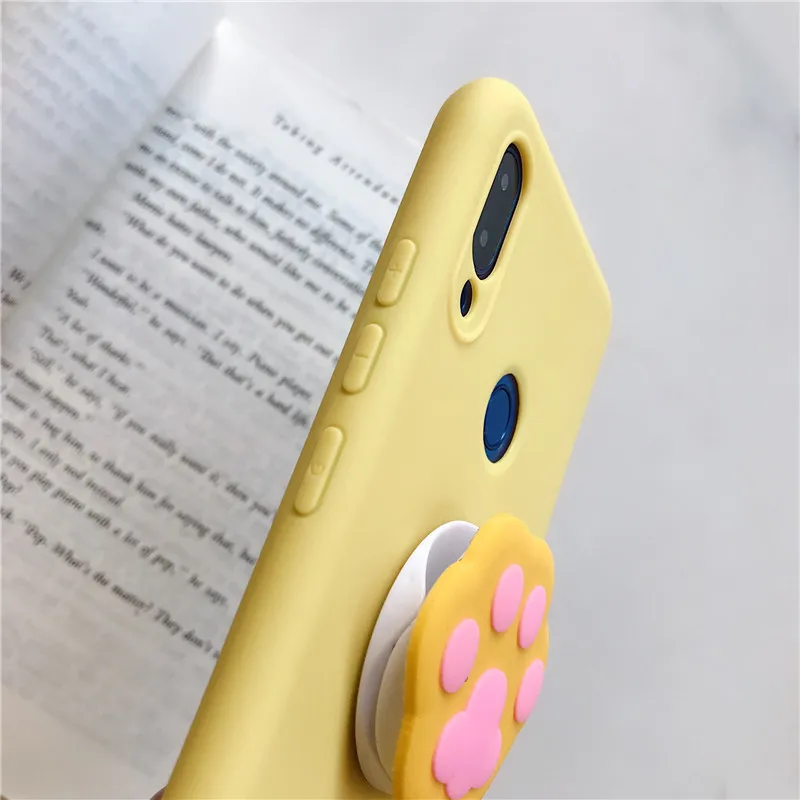 

Soft Silicone Candy Case For iPhone 6 6s 7 8 Plus 12 Mini11 Pro X Xs Max XR 5 5s SE 2020 Cute Cartoon Phone Holder Flower Cover