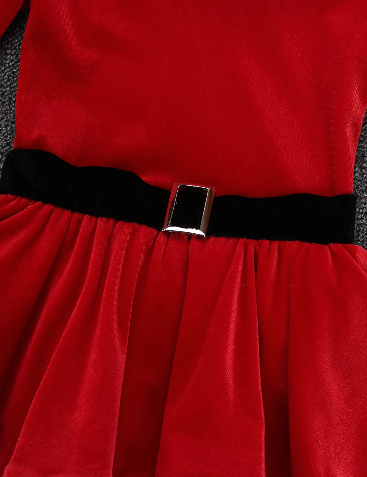 Детское рождественское платье для косплея праздничное Санта-Клауса девочек