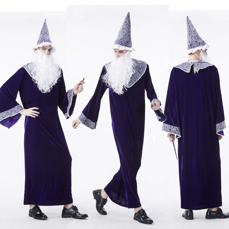 

Halloween stage performance costume new magician adult male bar and nightclub suit performance suitable for any figure