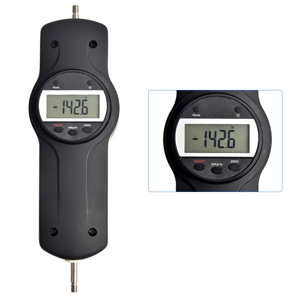 Portable Digital Force Gauge Push Pull Meter Dynamometer Measuring Instruments SDF with 5 Side Heads | Инструменты