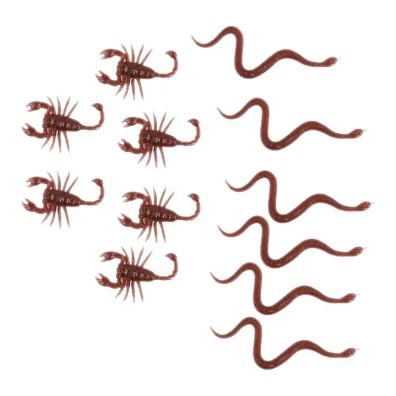 36 шт Хэллоуин Tricky Prop имитация змея Скорпион розыгрыш игрушка для детей|Статуэтки