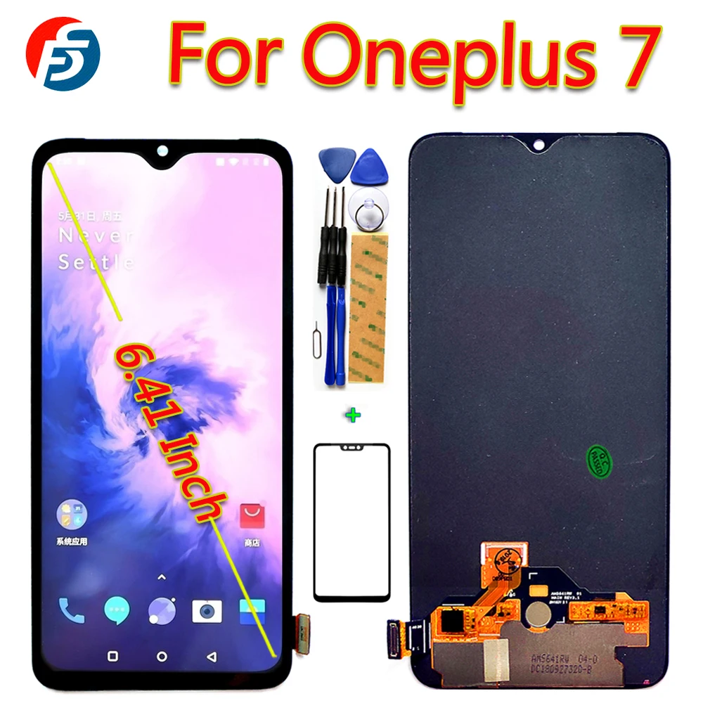 

Fansu LCD Display For Oneplus 7 6.41 inch Touch Screen 2340*1080 Digitizer Assembly 1+7 For One Plus 7 Free Tools And Glass film