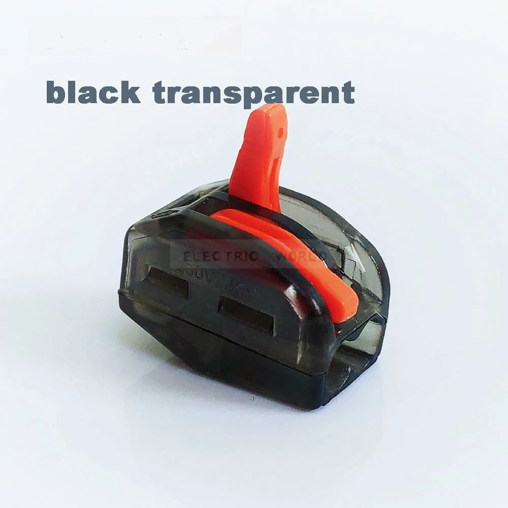 cable connector transparent fast wire Connect Universal plug in wiring power Connector push-in connection | Обустройство дома